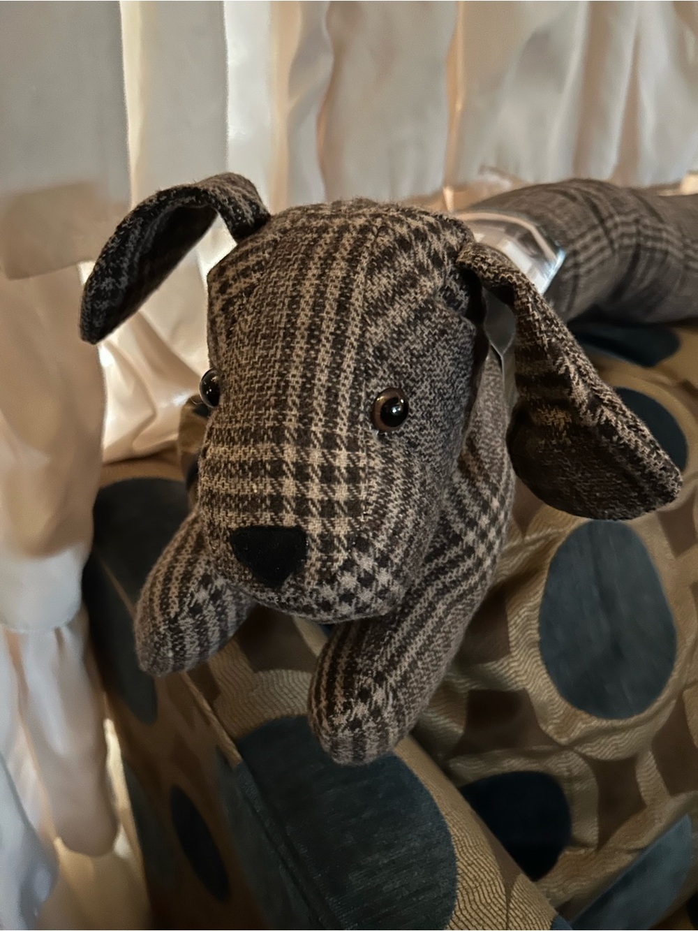 West Park Plaid Brown Dog Draft Guard – New